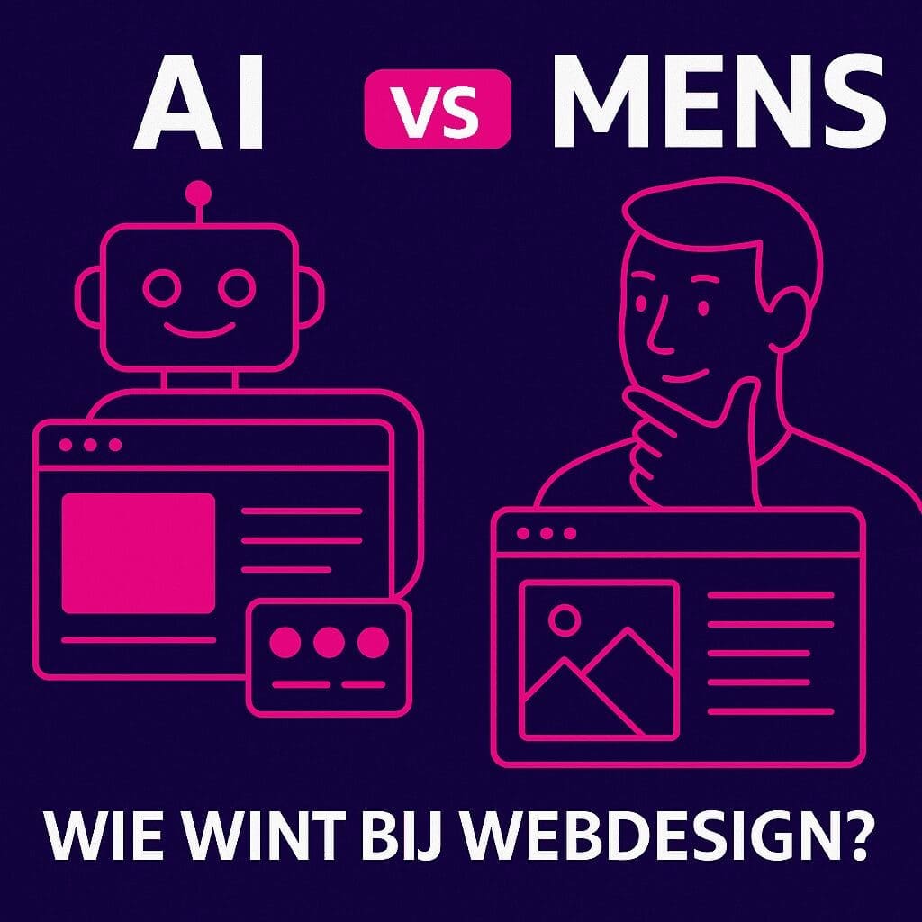 AI vs mens - Wie wint bij webdesign
