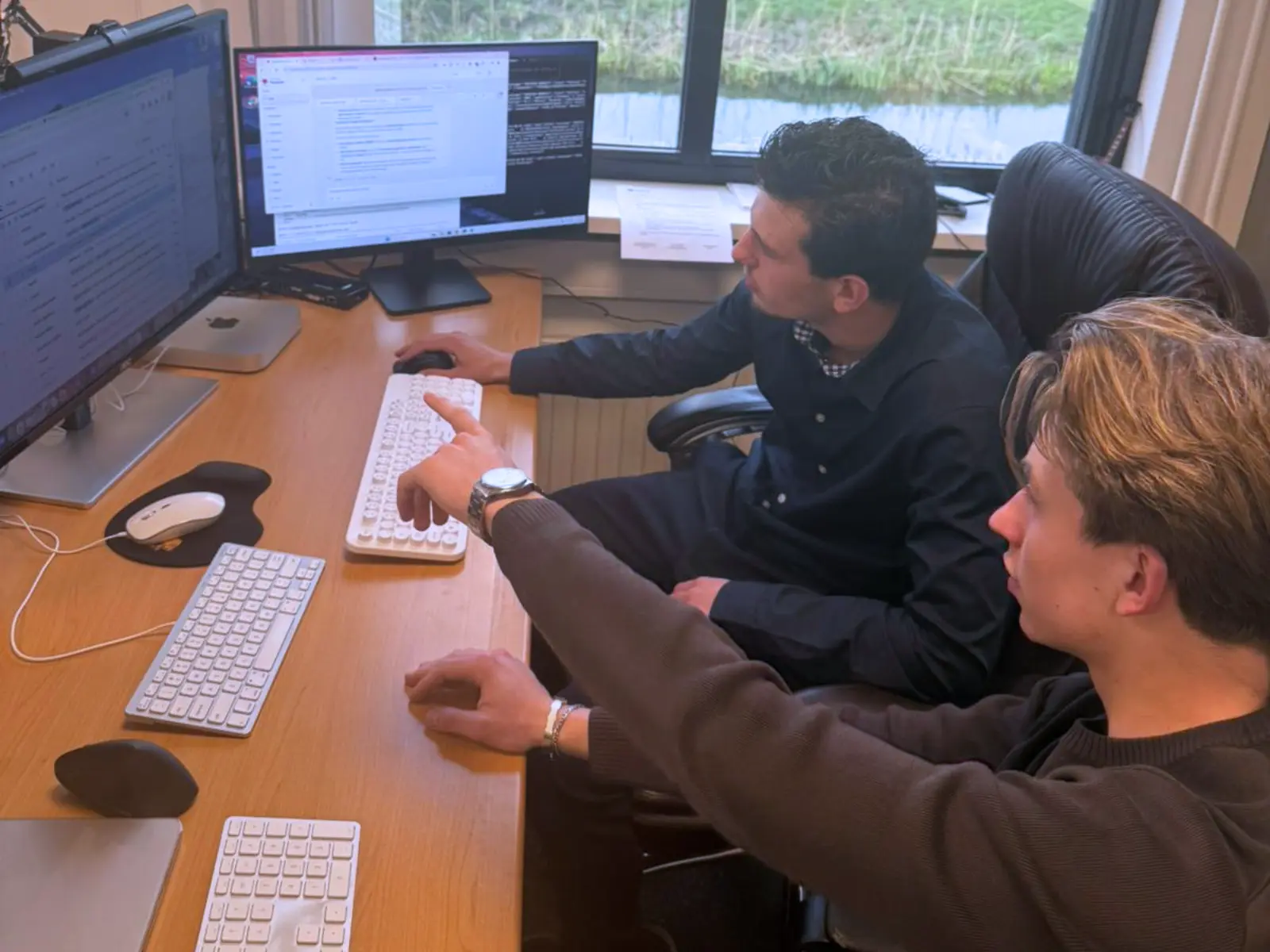 Giovanni en Mika van Ploko — Google Ads team